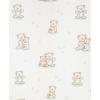 Little Me Baby Boy Clothes 2-Piece Baby Sleeper and Cap Set, 100% Cotton Footies Baby Essentials, Preemie to 9 months(White Fuzzy Bear)