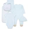 Little Me Baby Layette Gift Set – Clothes, Outfits, Essentials for Girls & Boys, Newborns, 3 and 6 Months(Blue Bear)