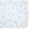 Little Me Blankets for Baby Girls’ Blankets for Baby Bunnies Swaddling Receiving Blanket(Blue Roses)