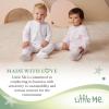 Little Me Blankets for Baby Girls’ Blankets for Baby Bunnies Swaddling Receiving Blanket(Clouds)