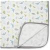Little Me Blankets for Baby Girls’ Blankets for Baby Bunnies Swaddling Receiving Blanket(Little Dino’s)