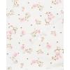 Little Me Blankets for Baby Girls’ Blankets for Baby Bunnies Swaddling Receiving Blanket(Vintage Rose)