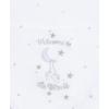 Little Me Blankets for Baby Girls’ Blankets for Baby Bunnies Swaddling Receiving Blanket(Welcome to the World)