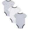 Little Me Clothes for Baby 3-Pack 100% Cotton Scratch Free Tag Bodysuits, Newborn to 9 Months(Cuddly Puppy)