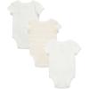 Little Me Clothes for Baby 3-Pack 100% Cotton Scratch Free Tag Bodysuits, Newborn to 9 Months(Gentle Bear)