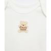Little Me Clothes for Baby 3-Pack 100% Cotton Scratch Free Tag Bodysuits, Newborn to 9 Months(Gentle Bear)