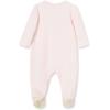 Little Me Clothes for Baby Girls’ 100% Cotton Scratch-Free Tag Footie Sleeper, Preemie to 9 Months(Pink Bear)