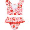 Little Me Clothes for Baby Girls’ Two-Piece Tankini Swimsuit, 0-3 Months – 4 Toddler(Chrystal Rose)