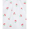 Little Me Clothes for Baby Girls’ Woven Sunsuit and Headband Set, 3-12 Months(Bright White/Rouge Red)