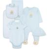 Little Me Baby Layette Gift Set – Clothes, Outfits, Essentials for Girls & Boys, Newborns, 3 and 6 Months(Blue Bear)