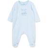 Little Me Clothes for Baby Boys’ 100% Cotton Scratch-Free Tag Footie Sleeper, Preemie to 9 Months(Thank Heaven)