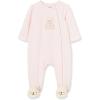 Little Me Clothes for Baby Girls’ 100% Cotton Scratch-Free Tag Footie Sleeper, Preemie to 9 Months(Pink Bear)