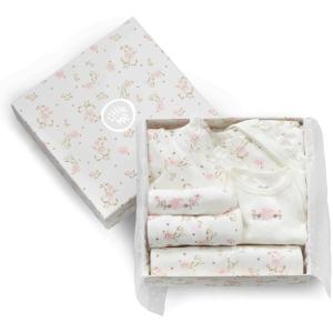 Little Me Baby Layette Gift Set – Clothes, Outfits, Essentials for Girls & Boys, Newborns, 3 and 6 Months(Vintage Rose)