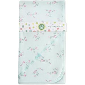Little Me Blankets for Baby Girls’ Blankets for Baby Bunnies Swaddling Receiving Blanket(Floral Spray)