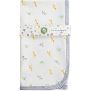 Little Me Blankets for Baby Girls’ Blankets for Baby Bunnies Swaddling Receiving Blanket(Ivory Safari)