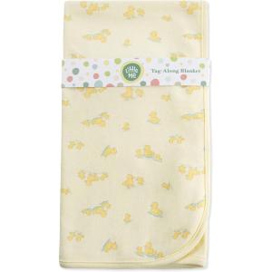 Little Me Blankets for Baby Girls’ Blankets for Baby Bunnies Swaddling Receiving Blanket(Yellow Duckies)