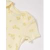Little Me Baby Gender Neutral 3-Pack Short Sleeve Bodysuit Scratch Free 100% Cotton, Quick Snap Closures, Newborn to 9 Months(Yellow/Multi)