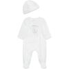Little Me Footie Pajamas Cotton Baby Sleepwear Boys and Girls Footed Sleeper(Welcome to the World)