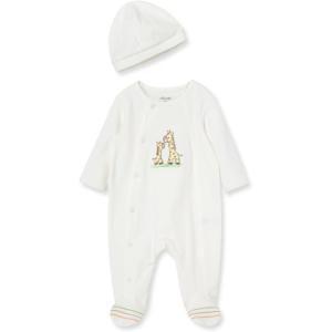 Little Me Footie Pajamas Cotton Baby Sleepwear Boys and Girls Footed Sleeper(Little Giraffe)