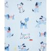 Little Me Baby Boys 2-pack of Rompers(Blue Puppies)