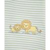 Little Me Baby Boys 2-pack of Rompers(Green Safari)