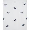 Little Me Clothes for Baby Boys’ Soft Cotton Short Sleeve Romper Shirt and Coordinating Hat Set, 3 to 12 Months(White/Medieval Blue)
