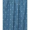 Little Me Clothes for Baby Girls’ 100% Cotton Woven Romper and Headband Set, 12 Months to 4 Toddler(Chambray Blue)
