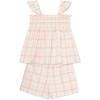 Little Me Clothes for Baby Girls’ Woven Tunic and Short Play Set, 12 Months – 4 Toddler(Multi Plaid)