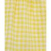 Little Me Clothes for Baby Girls’ Woven Tunic and Short Play Set, 12 Months – 4 Toddler(White/Yellow Border)