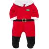 Little Me Clothes for Baby Boys’ and Girls’ Holiday Costume Suit Footies, Newborn to 6 Months(Santa Minky)