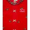 Little Me Clothes for Baby Boys’ and Girls’ Holiday Footies Rompers Sleepers, Newborn to 6 Months(Holly Plaid)