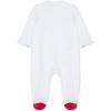 Little Me Clothes for Baby Boys’ and Girls’ Holiday Footies Rompers Sleepers, Newborn to 6 Months(White/Multicolor Candy Cane)