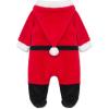 Little Me Clothes for Baby Boys’ and Girls’ Holiday Footies Rompers Sleepers, Newborn to 6 Months(Xmas Red Santa Minky)