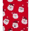 Little Me Clothes for Baby Boys’ and Girls’ Holiday Footies and Cap Set Romper Sleeper, Newborn to 18 Months(Lipstick Red Santa)