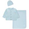 Little Me Clothes for Baby Sweater Gift Set Matching Sweater and Blanket, Baby Essentials, Baby Shower Gifts, 3 to 9 Months(Baby Blue)