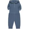 Little Me Simply Essential Solids Gender Neutral Bodysuit and Coordinating Pant Set, 3 Months to 12 Months(China Blue)
