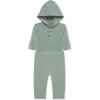 Little Me Simply Essential Solids Gender Neutral Bodysuit and Coordinating Pant Set, 3 Months to 12 Months(Chinois Green)