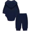 Little Me Simply Essential Solids Gender Neutral Bodysuit and Coordinating Pant Set, 3 Months to 12 Months(Medieval Blue)