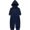 Little Me Simply Essential Solids Gender Neutral Bodysuit and Coordinating Pant Set, 3 Months to 12 Months(Medieval Blue)