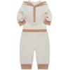 Little Me Simply Essential Solids Gender Neutral Bodysuit and Coordinating Pant Set, 3 Months to 12 Months(Oatmeal Heather/Praline)