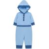 Little Me Simply Essential Solids Gender Neutral Bodysuit and Coordinating Pant Set, 3 Months to 12 Months(Placid Blue/Dutch Blue)