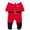 Little Me Clothes for Baby Boys’ and Girls’ Holiday Costume Suit Footies, Newborn to 6 Months(Santa Minky)