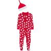 Little Me Clothes for Baby Boys’ and Girls’ Holiday Footies and Cap Set Romper Sleeper, Newborn to 18 Months(Lipstick Red Santa)