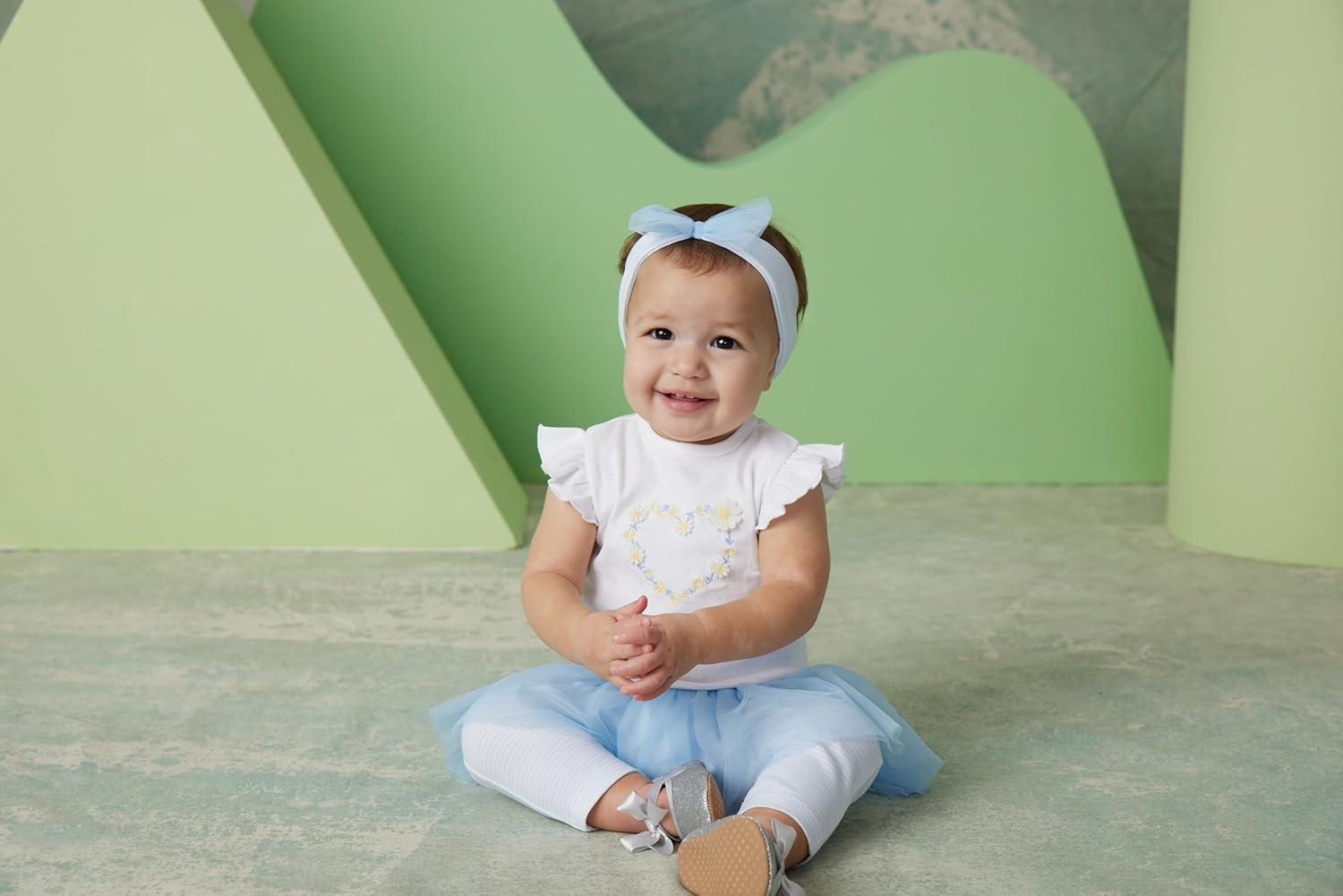 imageLittle Me Baby Girls Tutu Skirt and Legging Set 312 MonthsBlue