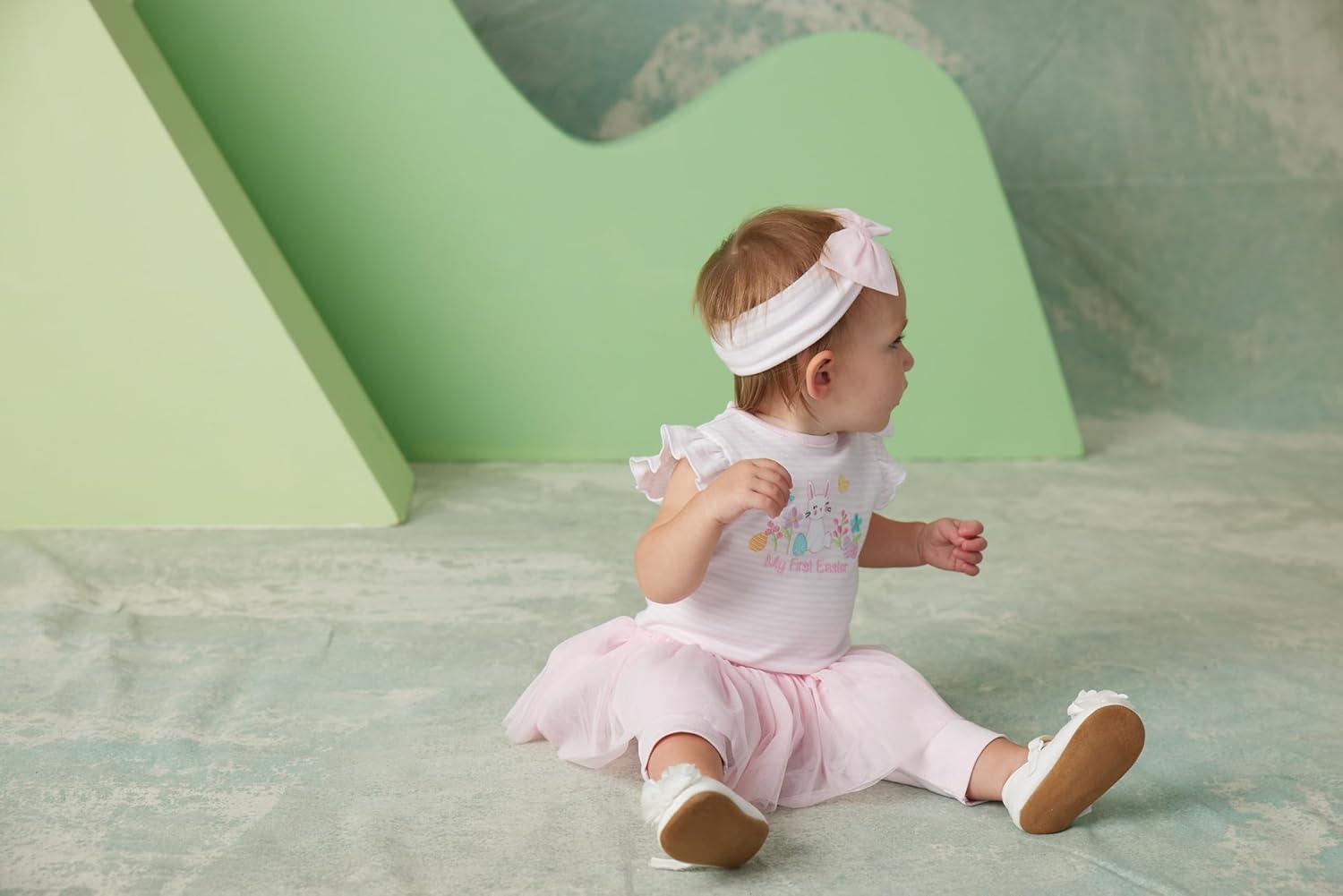 imageLittle Me Baby Girls Tutu Skirt and Legging Set 312 MonthsBlue