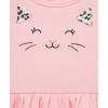 Little Me Baby Girls’ 3-Pc 100% Cotton, Bodysuit, Matching Headband and Pant Set, 3 Months to 24 Months(Pink Leopard)