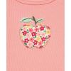 Little Me Baby Girls’ 3-Pc 100% Cotton, Bodysuit, Matching Headband and Pant Set, 3 Months to 24 Months(Rose Apple)