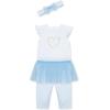 Little Me Baby Girls’ Tutu Skirt and Legging Set, 3-12 Months(Blue)