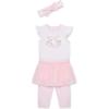 Little Me Baby Girls’ Tutu Skirt and Legging Set, 3-12 Months(Blushing Pink)