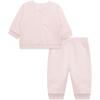 Little Me Clothes for Baby Girls’ 100% Cotton Active Set, Pull on Pants and Sweater, 3 Months to 12 Months(Marys’ Rose)